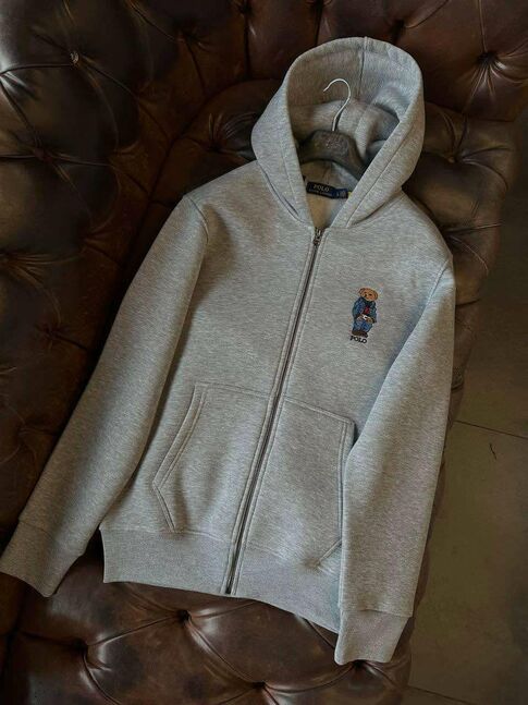 Polo ralph lauren bear zip hoodie