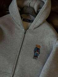 Polo ralph lauren bear zip hoodie