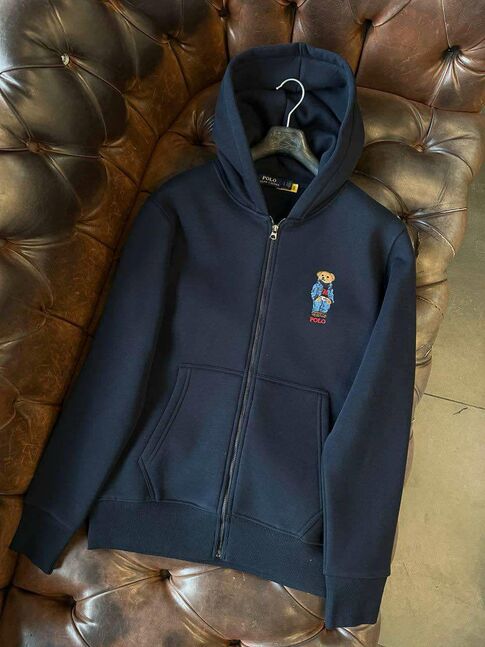 Polo ralph lauren bear zip hoodie