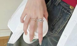 Bulgari бөгж silver өнгө