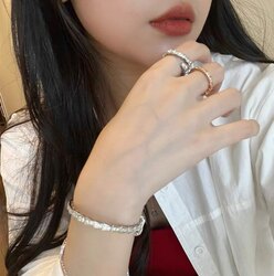 Bulgari бөгж silver өнгө