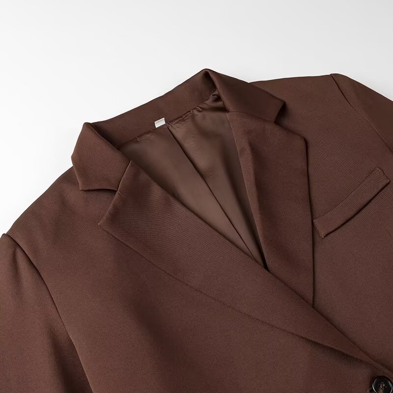 BROWN BLAZER