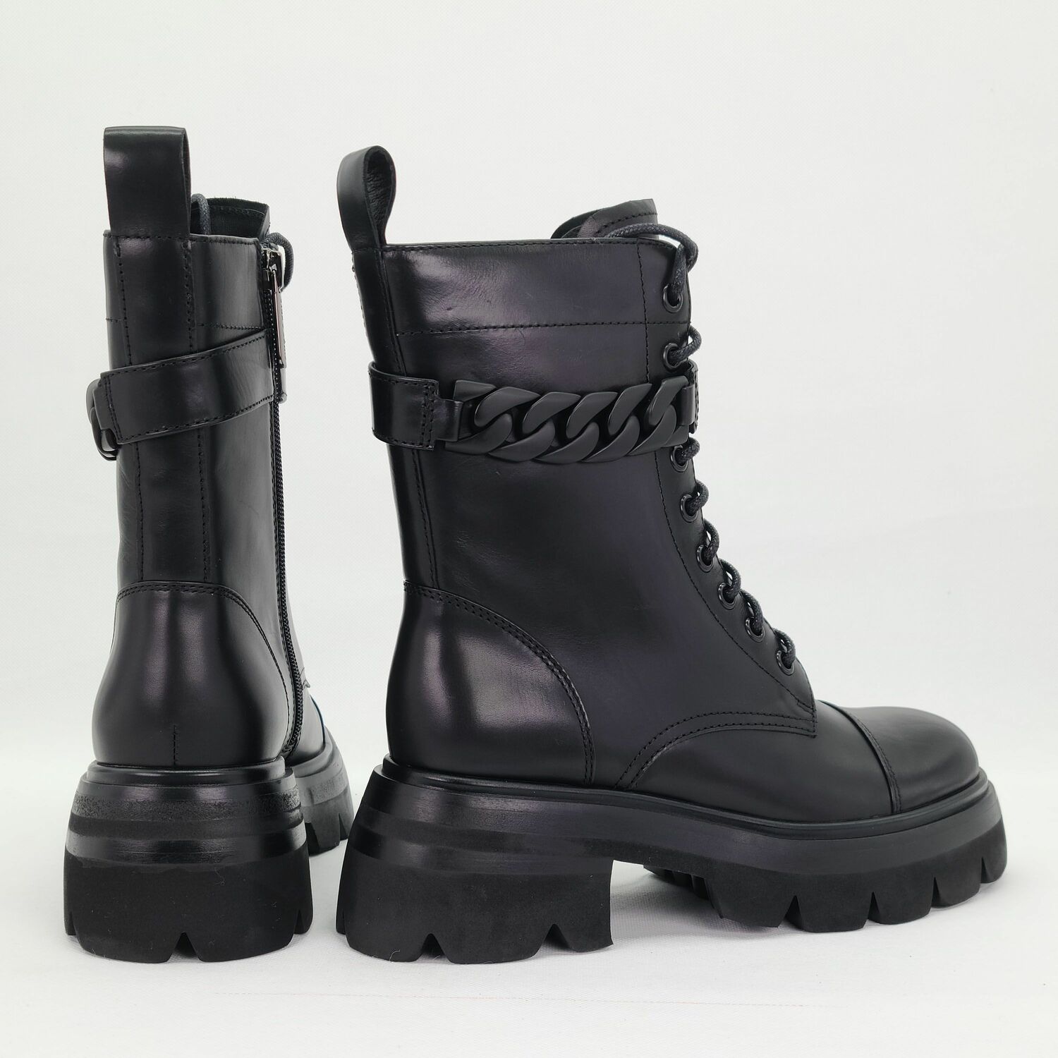 CINDY C ERIC WOMEN COMBAT BOOTS