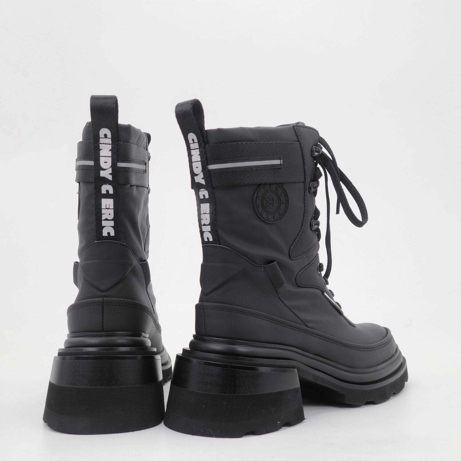 CINDY C ERIC MID-CALF BOOTS