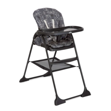 Joie Mimzy ABC Хоолны ширээ хар саарал үсэгтэй 