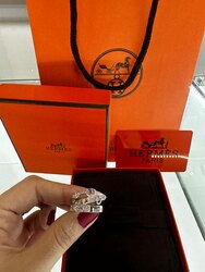 Hermes бөгж silver өнгө