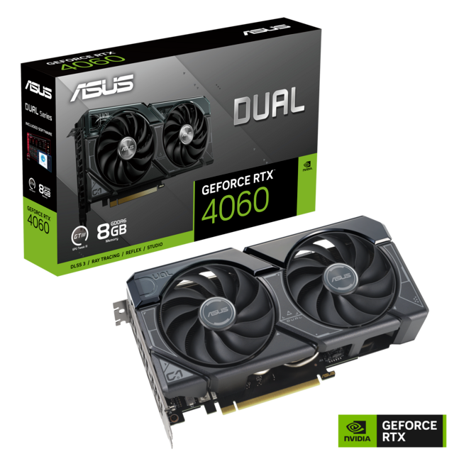 Asus - dual rtx 4060 8gb black