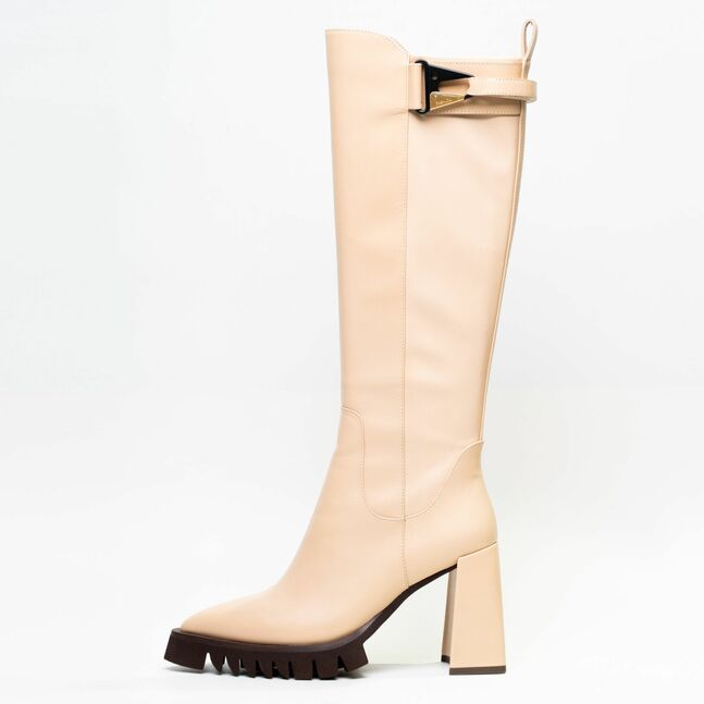 Sasha Fabiani HEELED KNEE BOOTS