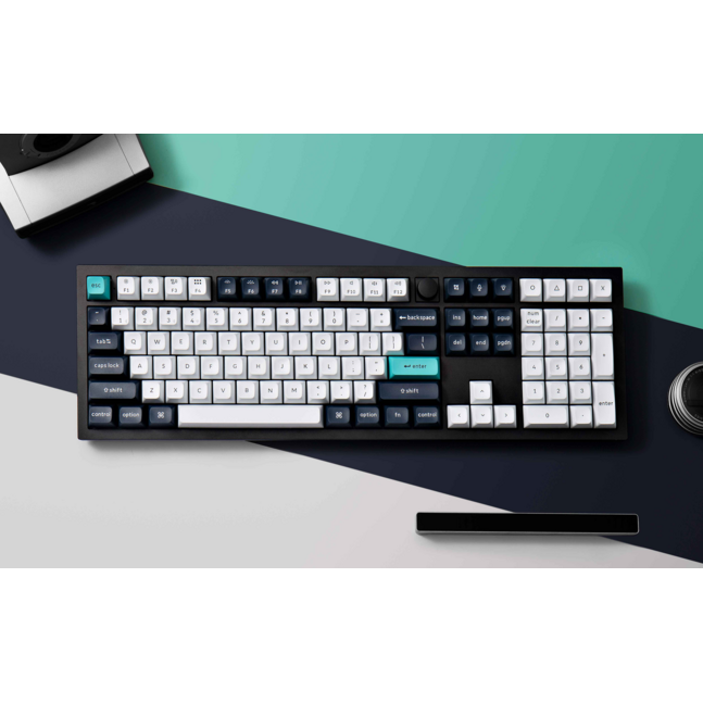 Keychron Q6 Max Wireless Keyboard, Carbon Black, Q6M-M4, Hot Swappable, RGB Backlight, Banana Switch