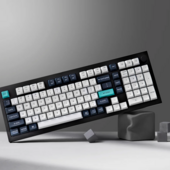 Keychron Q5 Max Wireless Keyboard, Carbon Black, Q5M-M4, Hot Swappable, RGB Backlight, Banana Switch