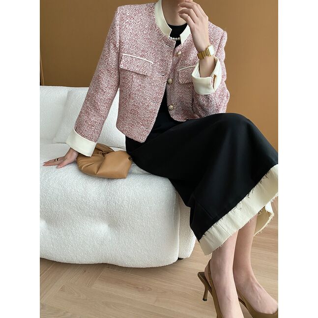 PINK TWEED BLAZER