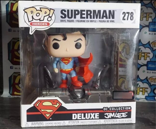 Dc heroes deluxe - superman  6inch