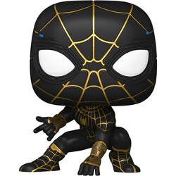 Marvel - spider man black & gold suit 10 inch