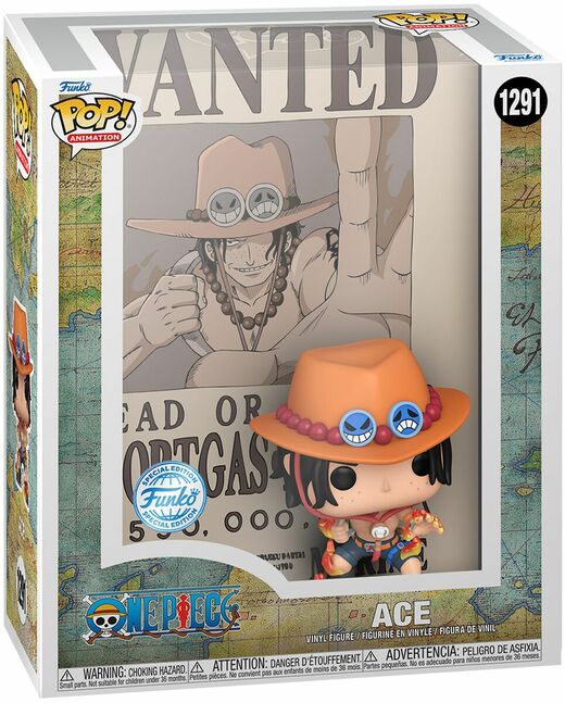 Anime cover one piece - ace wanted poster