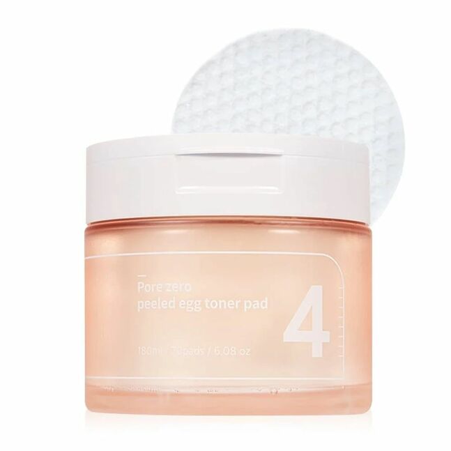 NUMBUZ:N No.4 Pore Zero Peeled Egg Toner Pad 70ea