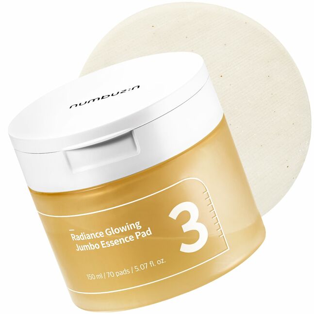 NUMBUZ:N No.3 Radiance Glowing Jumbo Essence Pad 70ea