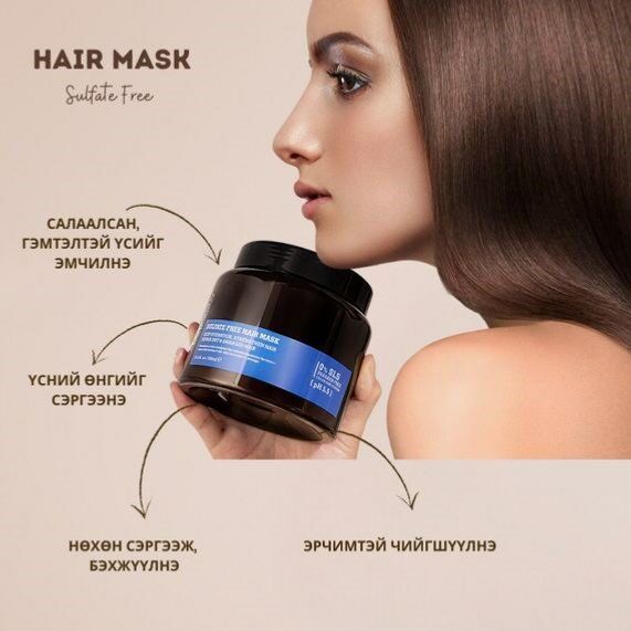 Labochy | sulfate free hair mask- сульфатгүй үсний маск – 500 ml 