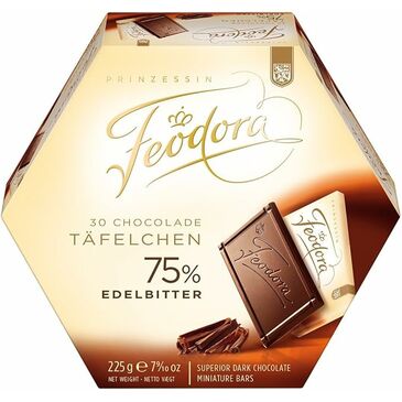 Feodora Dark box 75% 225gr