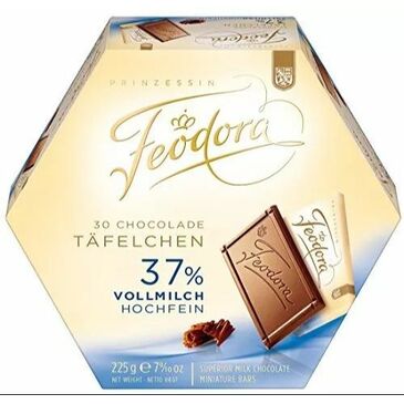 Feodora Milk chocolate box 37% 225gr