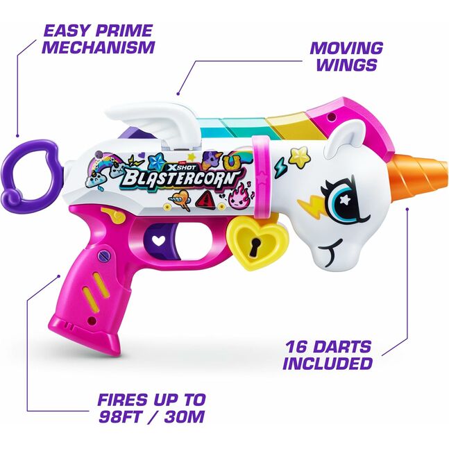 36729 X-SHOT Blastercorn Unicorn