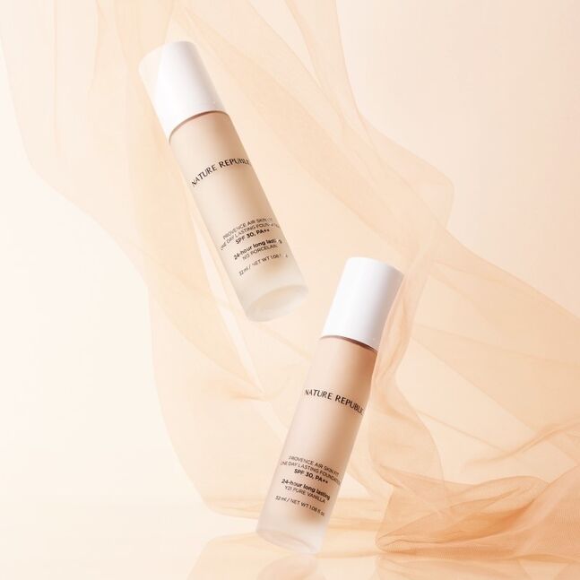 Provence Air Skin Fit One Day Lasting Foundation Y21 Pure vanilla SPF30 PA++