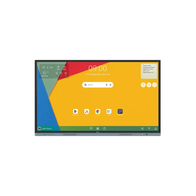 	BenQ INTERACTIVE FLAT PANEL RM6504 BLACK 65 INCHES