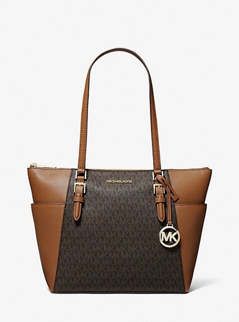 Michael kors charlotte large tote bag