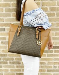 Michael kors charlotte large tote bag