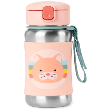 ZOO SS Straw Bottle Cat