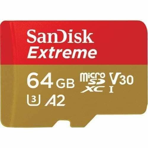 Sandisk extreme 4k 64gb 170mb/s micro sd card zarna.