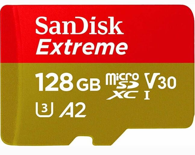 Sandisk extreme 128gb 4k uhd 190mb/s micro sd card zarna.
