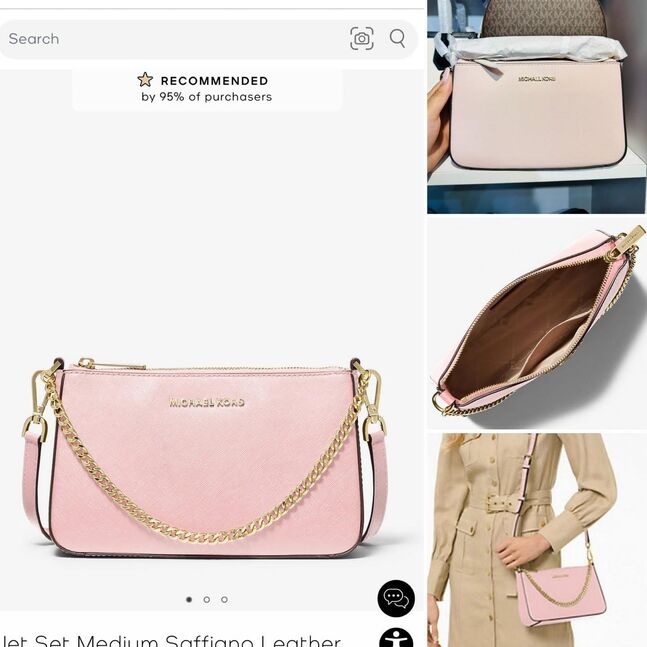 Michaelkors бренд jet set saffiano 