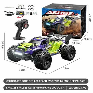 Rc crawler car 40km/h speed ногоон sku207