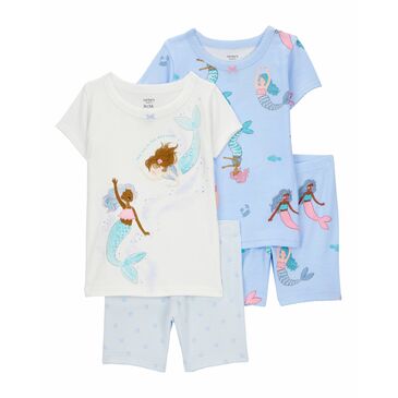 SP25 TG 4PC Cotton PJ Blue Mermaid SSSL