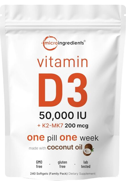 D3+k2 витамин 50,000iu