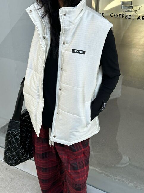 Oversized vest miumiu