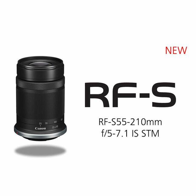 Rf 55-210mm is stm f/5-7.1