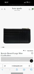Kate spade card holder big