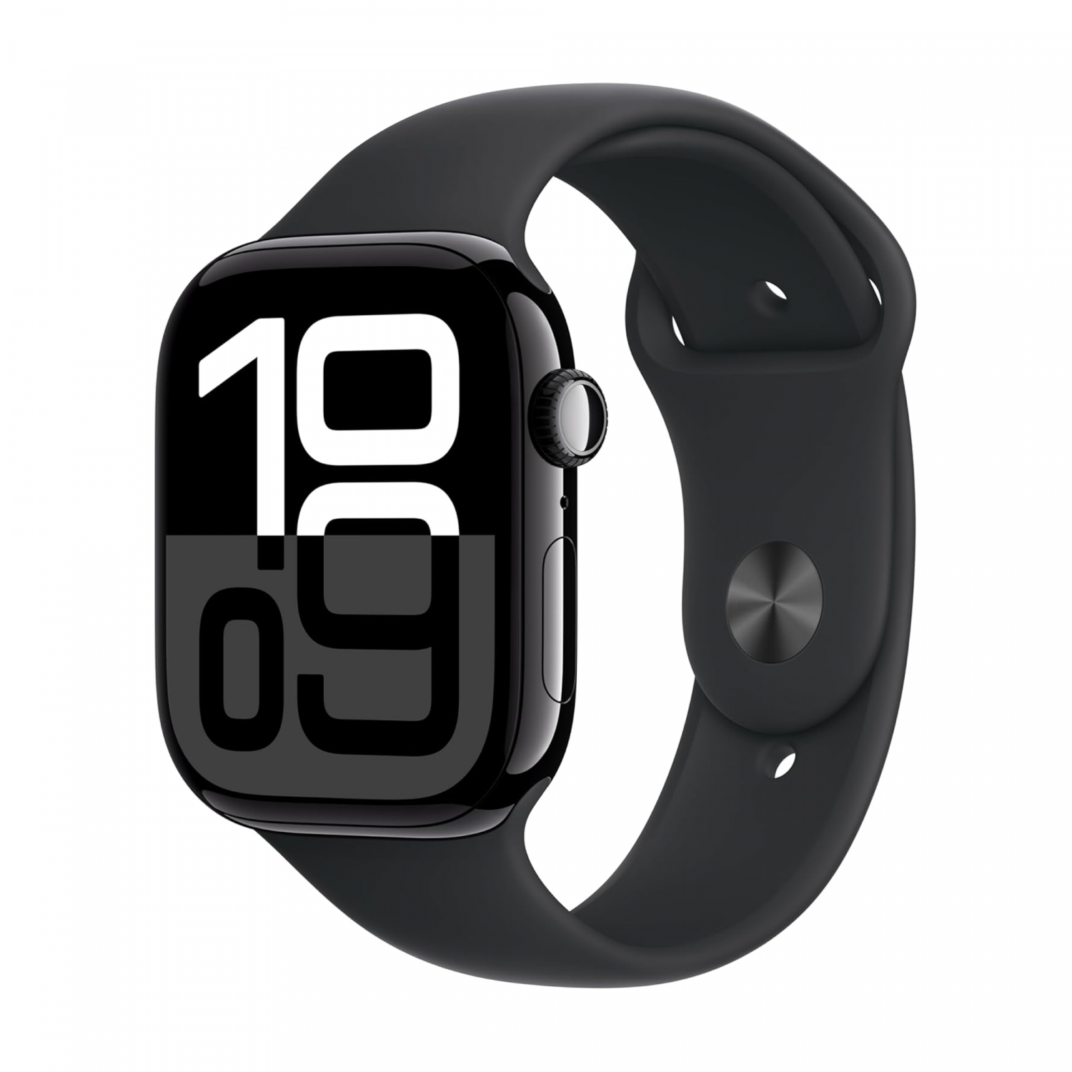 	Apple Watch Series 10 GPS 46mm Jet Black Aluminium Case with Black SB M/L MWWQ3ZP/A