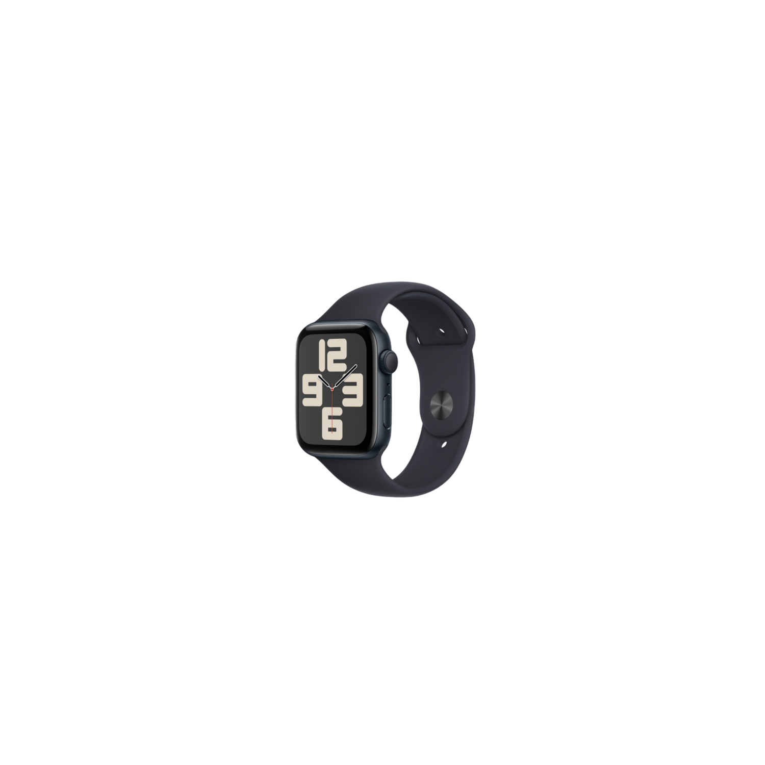 	Apple Watch SE GPS 44mm Midnight Aluminum Case with Midnight SB M/L MXEK3ZP/A