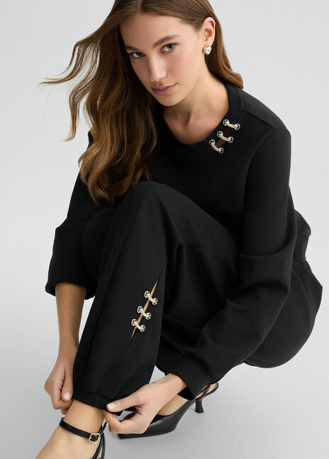 TROUSER W. KNIT