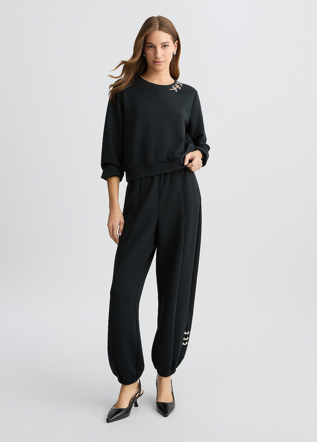 TROUSER W. KNIT