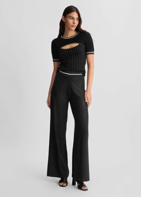 TROUSER W. KNIT