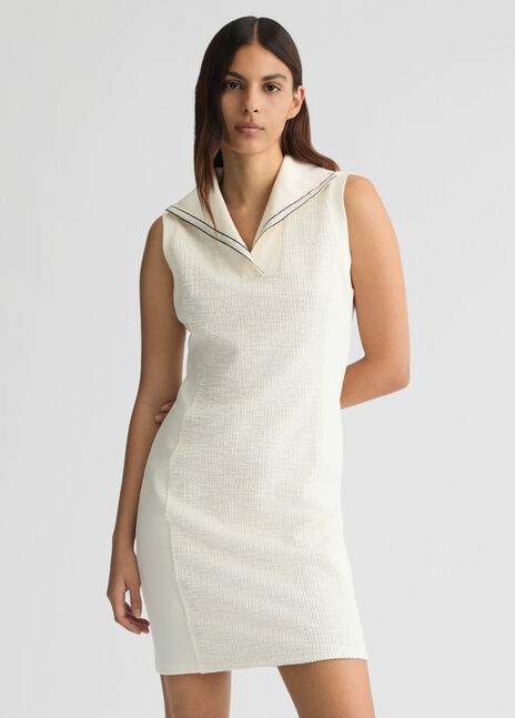 DRESS W. KNITTED