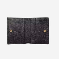 Gucci gg marmont leather card case wallet black