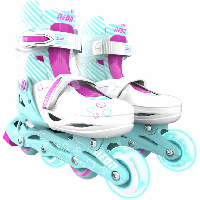 NT10T4 YVOLUTION Neon combo skates ( 34-37 размер, Ягаан)