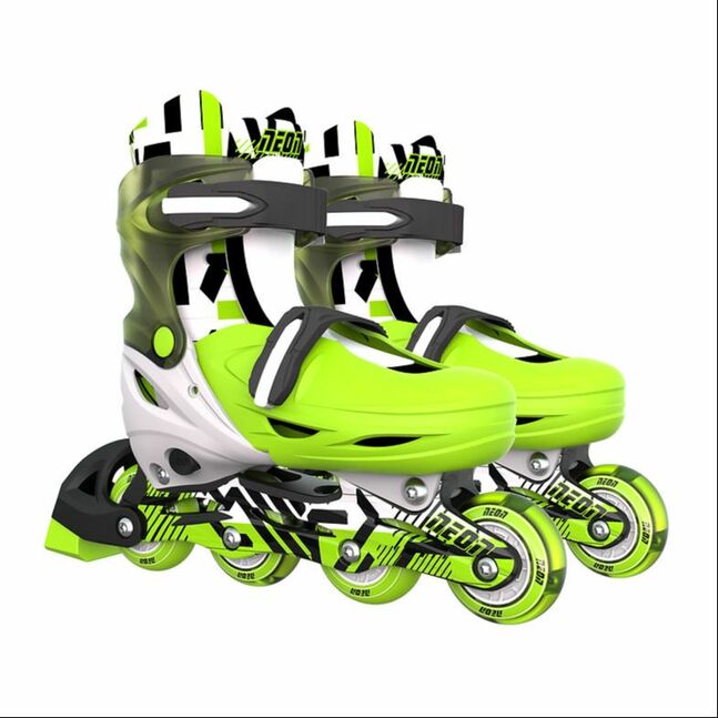 NC46G4 YVOLUTION Neon combo skates ( 30-33 размер, Ногоон)