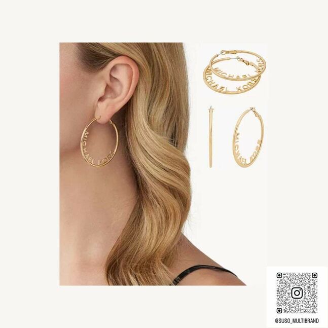  michael kors earrings- stainless steel