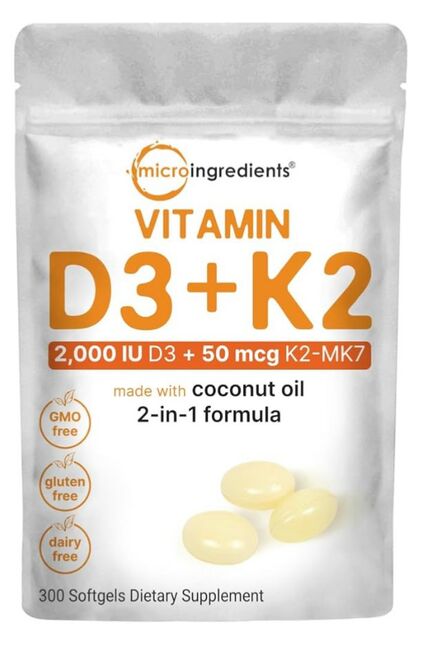 Microingredients d3 2000iu k2 50mcg