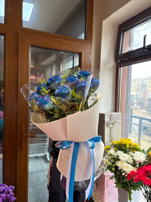 Blue rose 9 pcs🥀